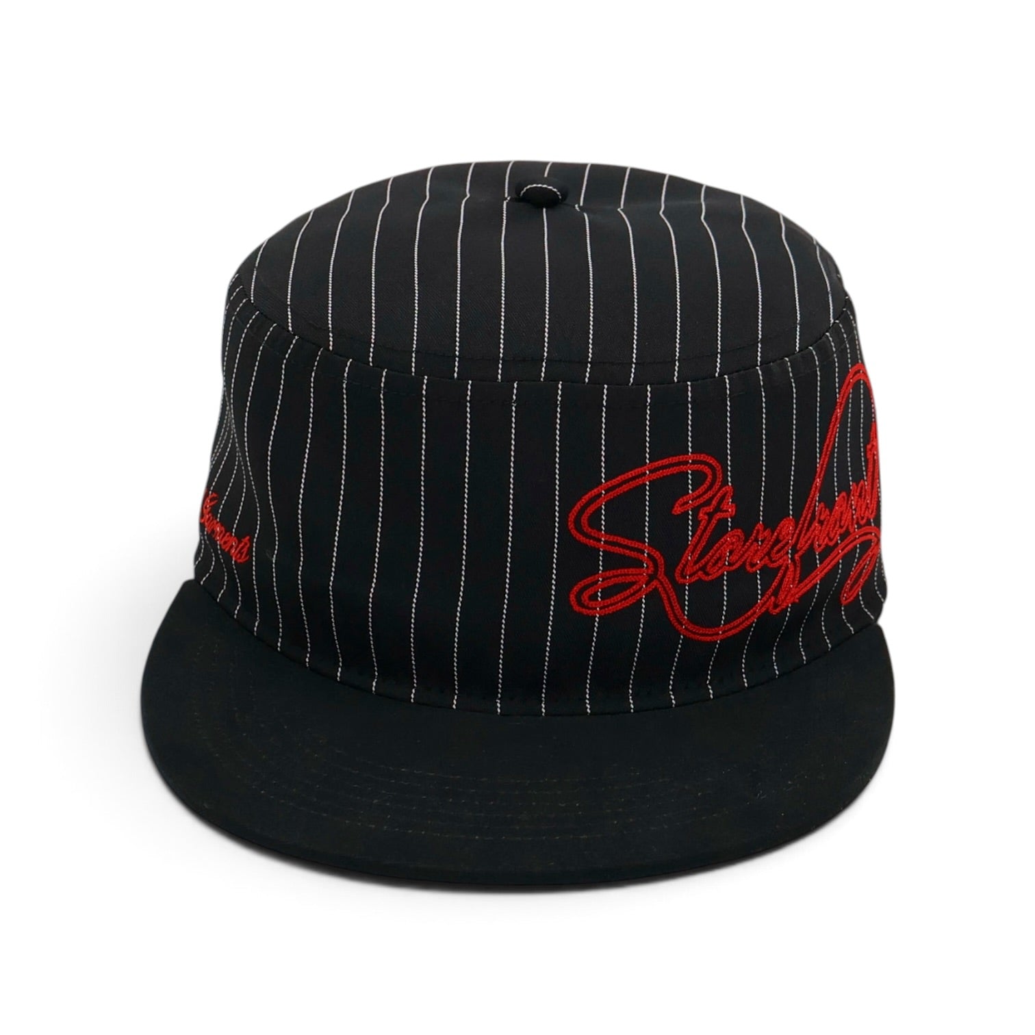 Script Pillbox Cap (Black)