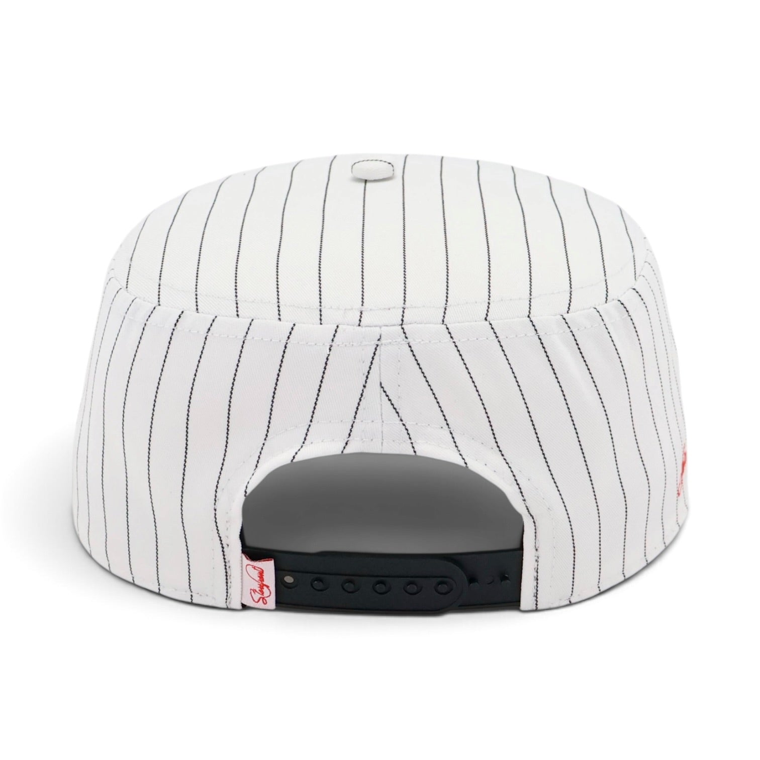 Script Pillbox Cap (White)