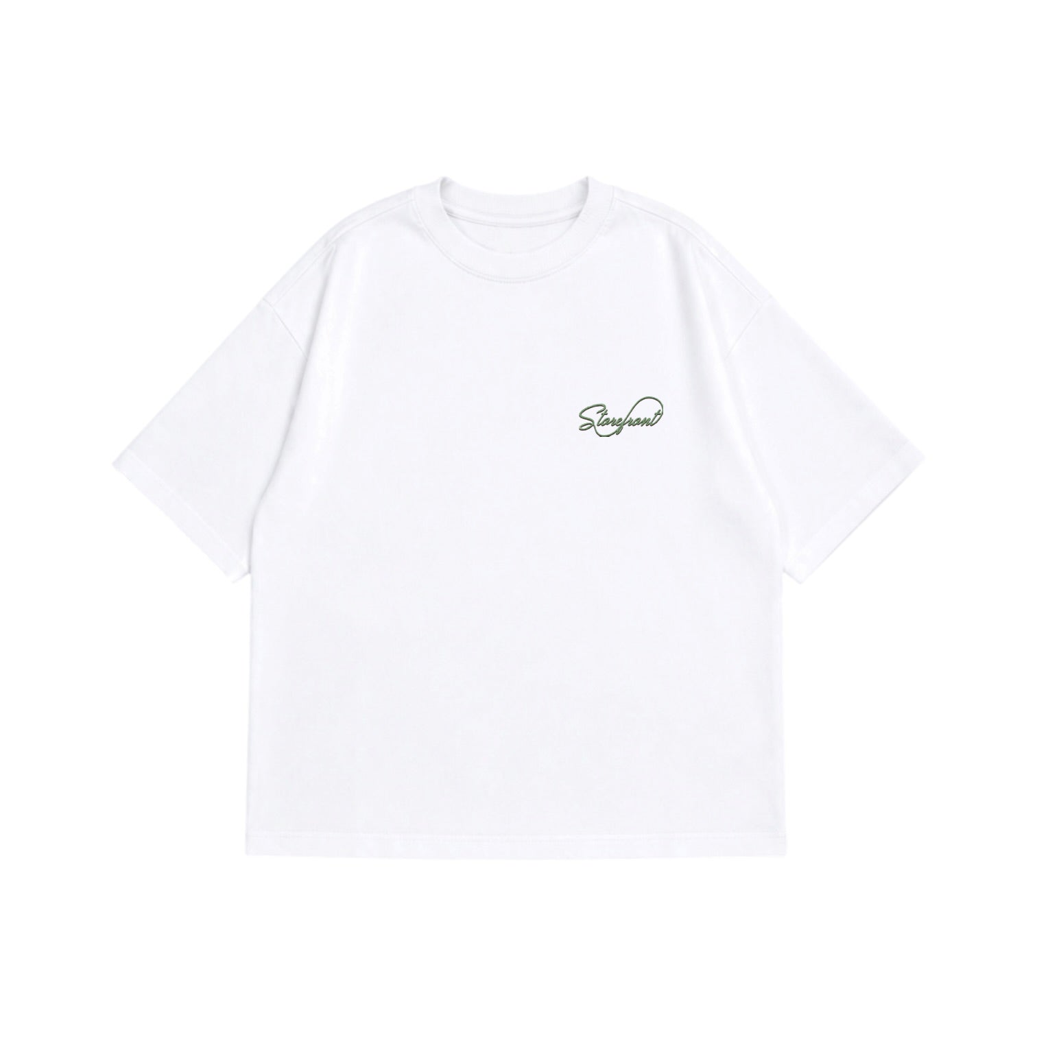 Vintage Script T-Shirt (Washed White)