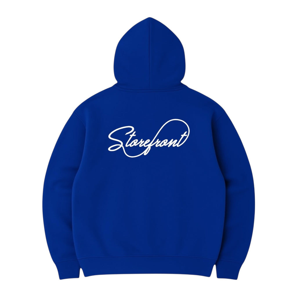 Script Hoodie (Cobalt)