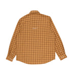 Script Poplin Flannel Shirt (Mustard)