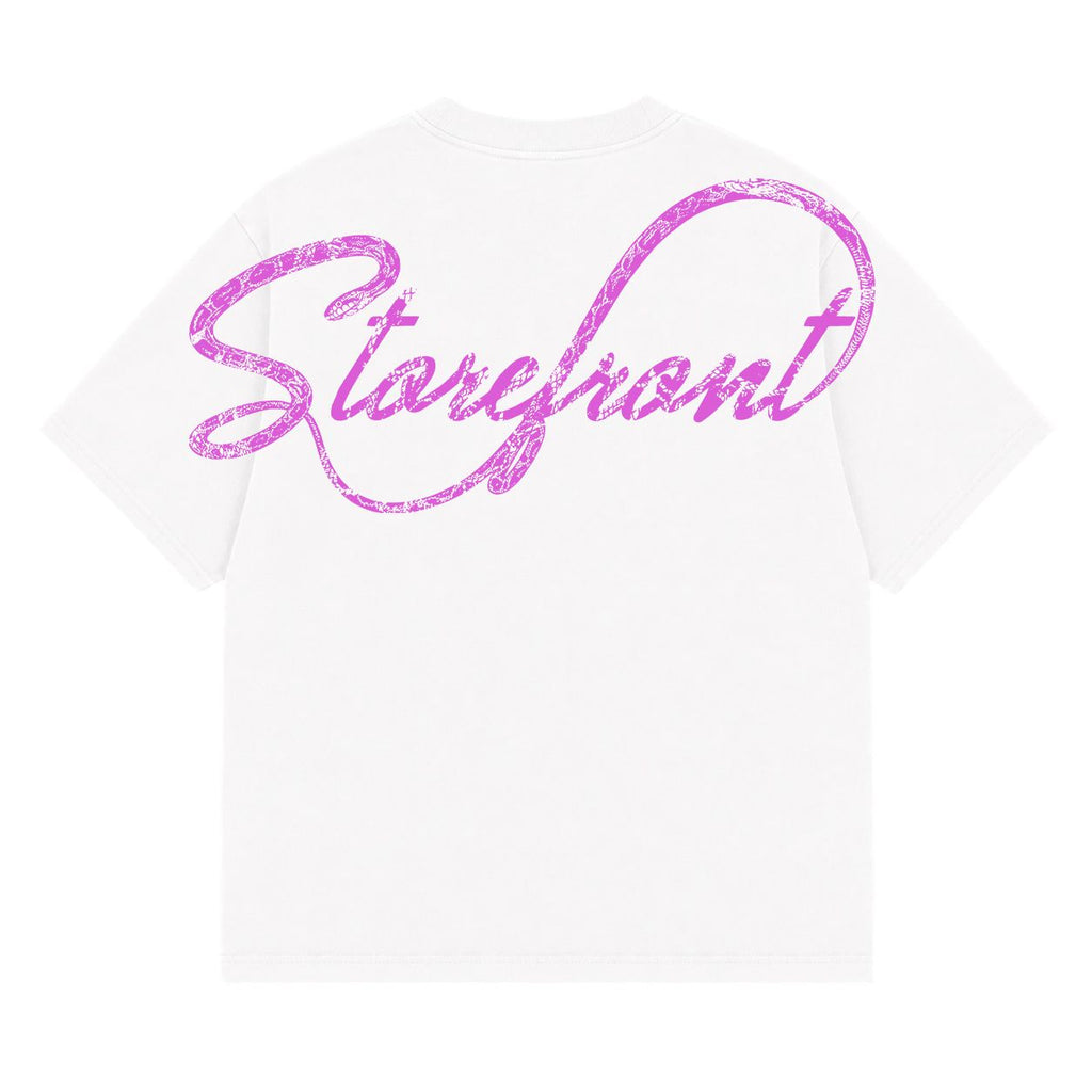 Snake Script T-shirt (White)