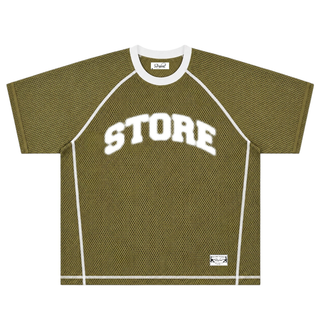 Varsity Mesh Jersey (Olive)