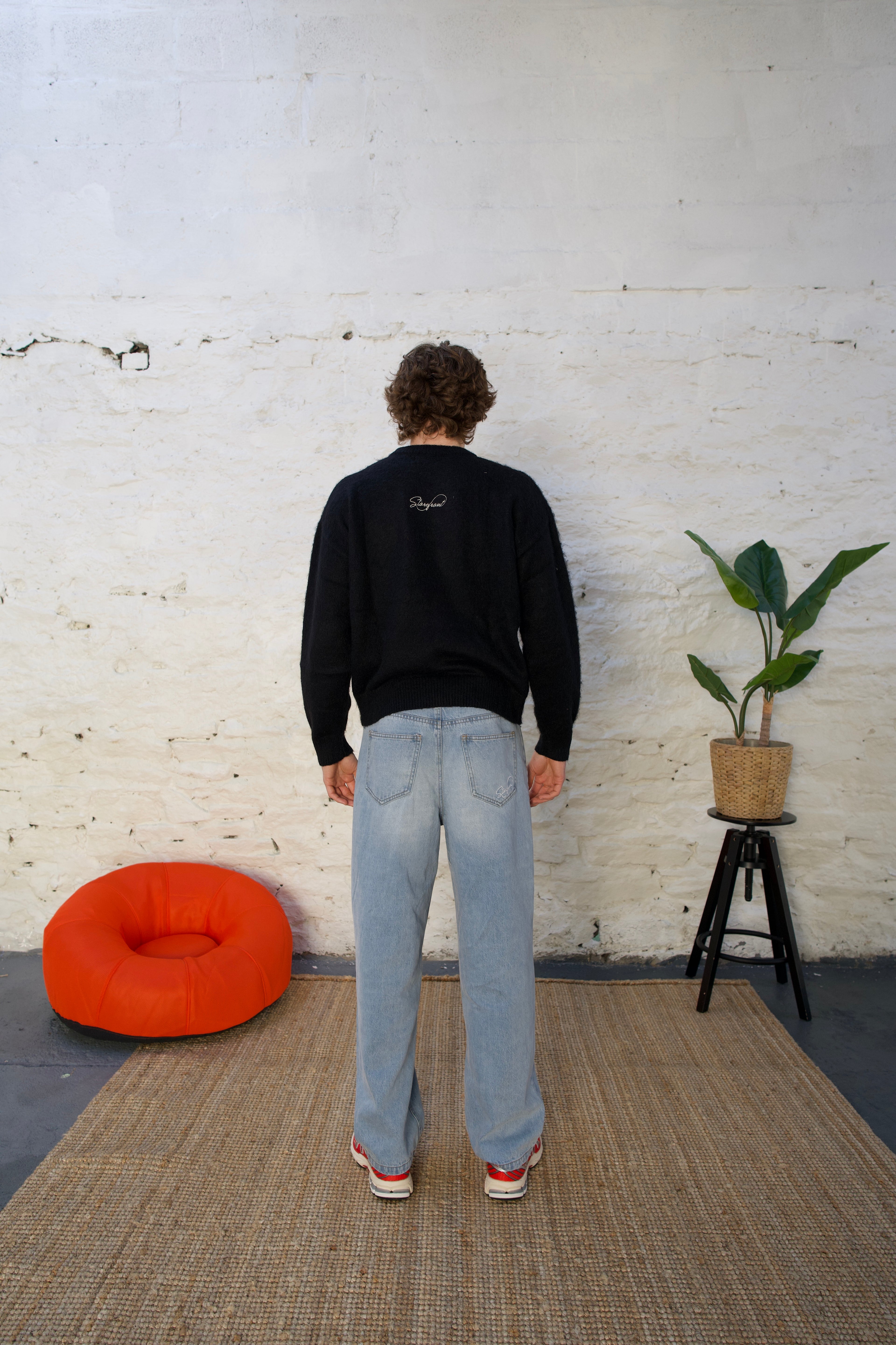 Solid Mohair Knit (Black)
