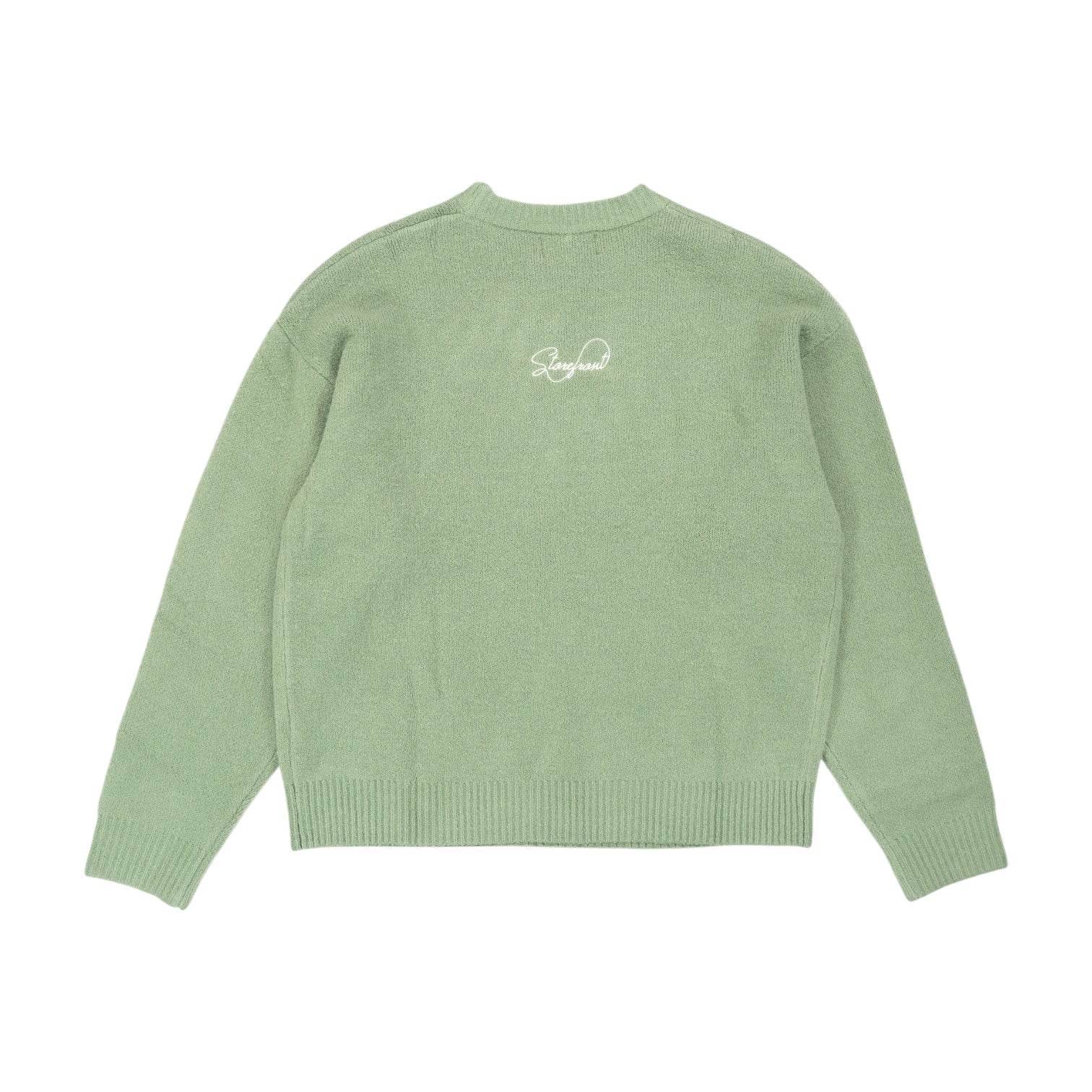 Script Mohair Knit (Sage)