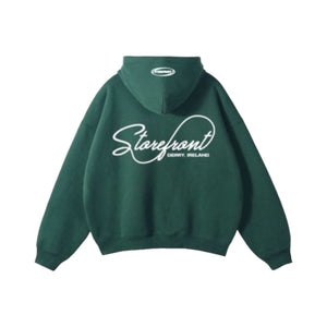 Script Hoodie (Forrest Green)