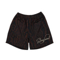 Digi-Snake Mesh Shorts (Brown)