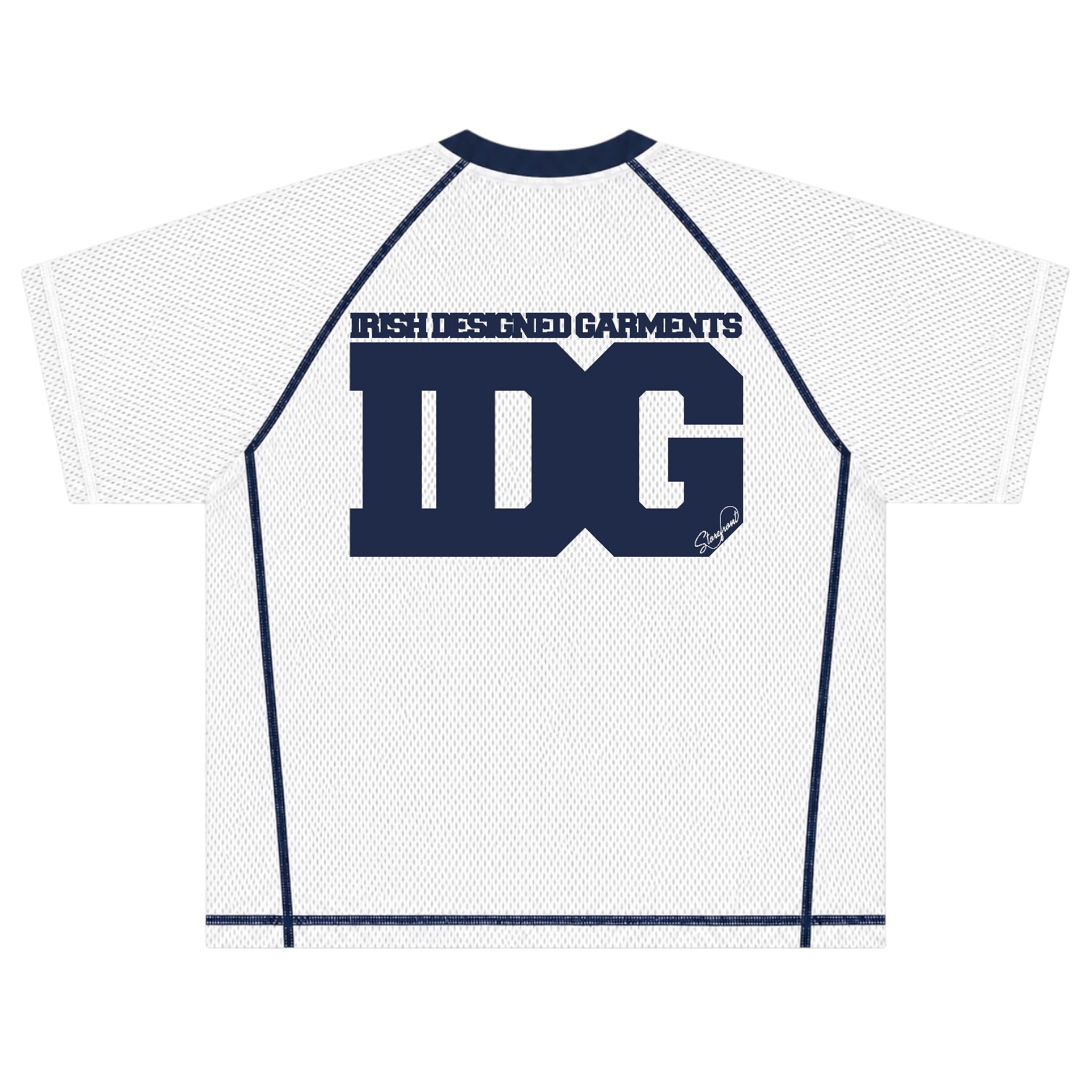 Varsity Mesh Jersey (White)