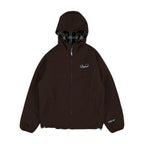 Reversible Sherpa Jacket (Brown Plaid)