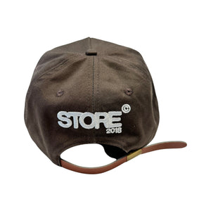 Star 6 Panel Cap (Brown)