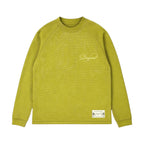Script Waffle Longsleeve (Lime Green)