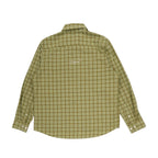 Script Poplin Flannel Shirt (Green)