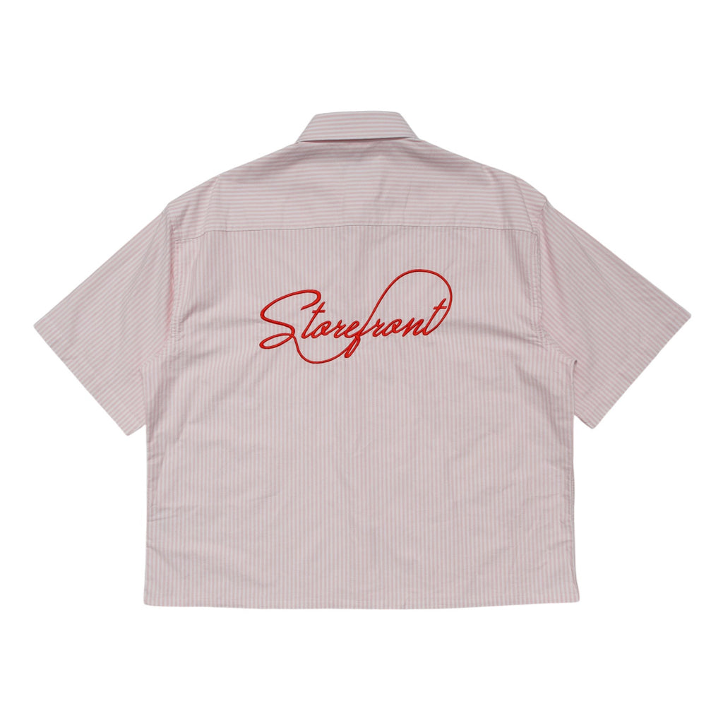 Striped Oxford Shirt (Pink)