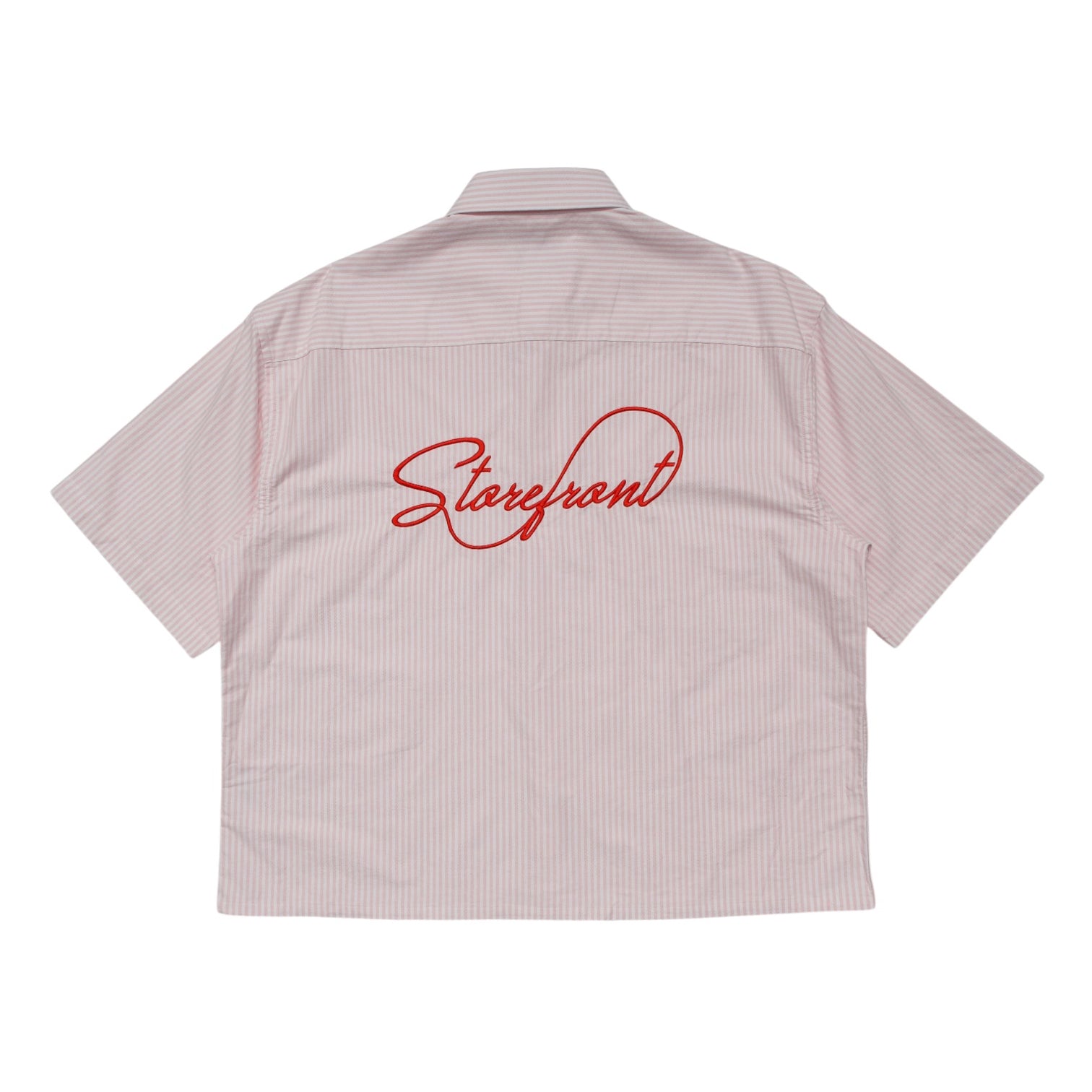 Striped Oxford Shirt (Pink)