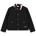Cow Collar Canvas Jacket (Black)