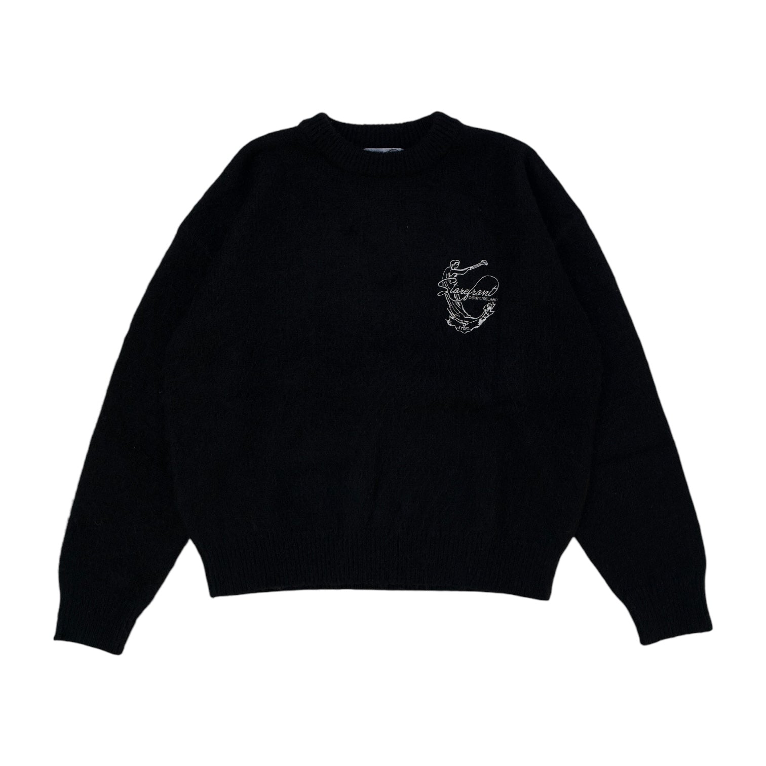 Solid Mohair Knit (Black)