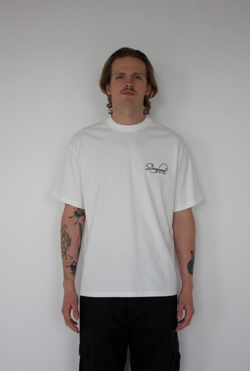 Script Logo T-shirt (White/Green)