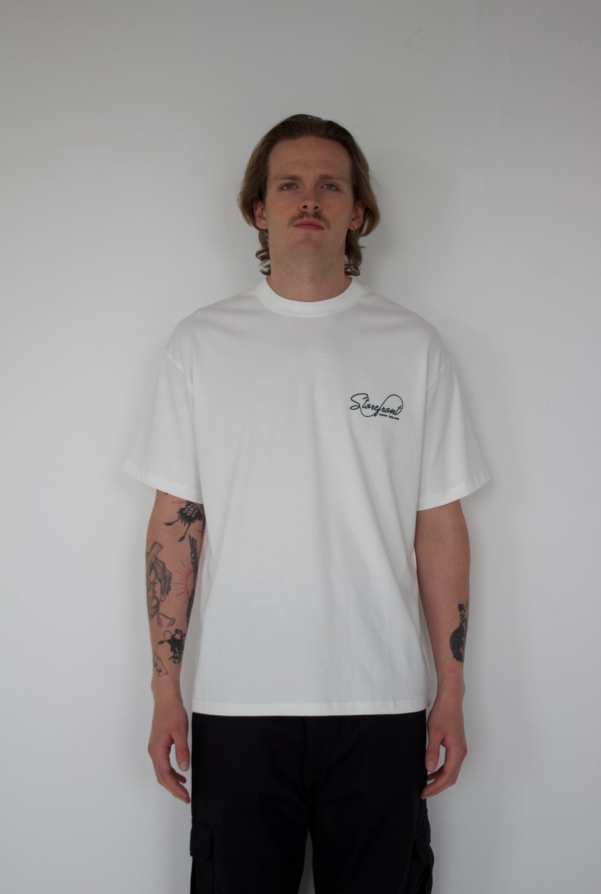 Script Logo T-shirt (White/Green)