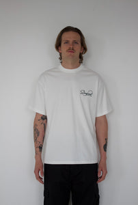 Script Logo Tee (White/Green)