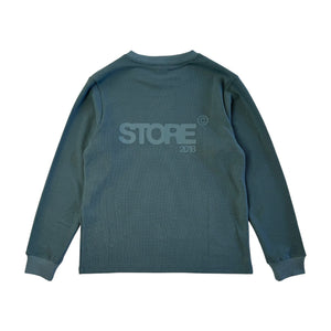 Waffle Longsleeve (Teal)