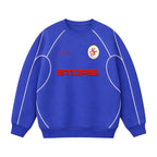 Paris Store Piped Crew (Cobalt Blue)