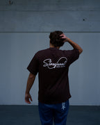 Script Logo T-shirt (Chocolate)