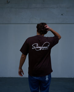 Script Logo Tee (Chocolate)