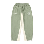 Club Open Cuff Joggers (Olive/Cream)