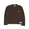 Script Fisherman Knit (Brown)
