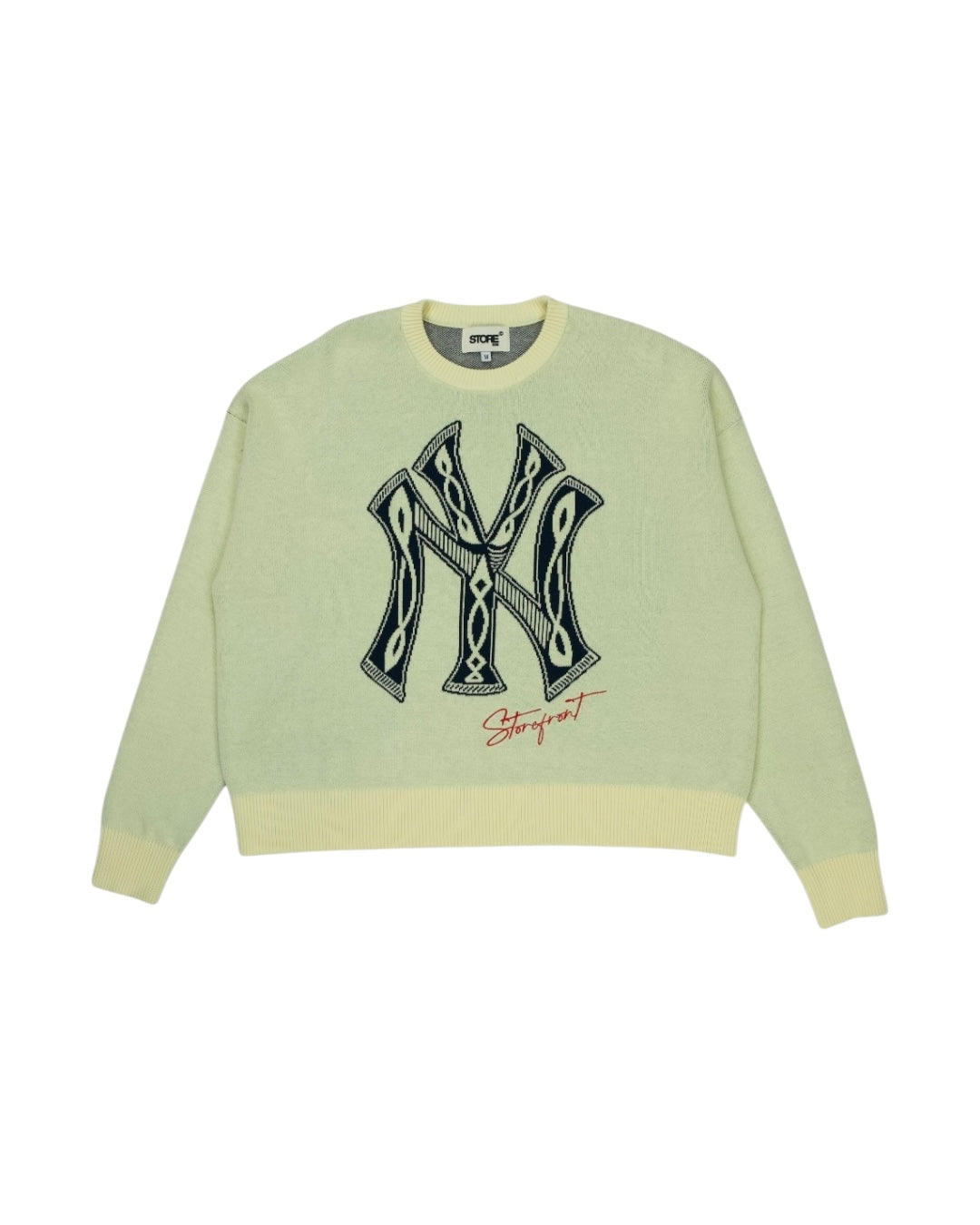 J-1 Knitted Jumper (Cream)