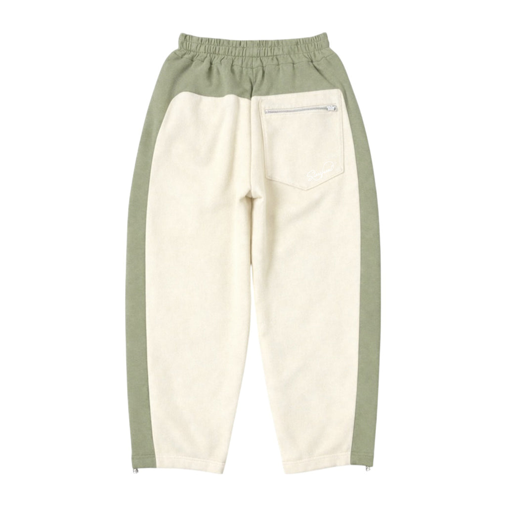 Club Open Cuff Joggers (Olive/Cream)