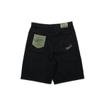 Script Jean Shorts (Black)
