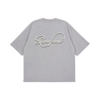 Vintage Script T-Shirt (Washed Grey)