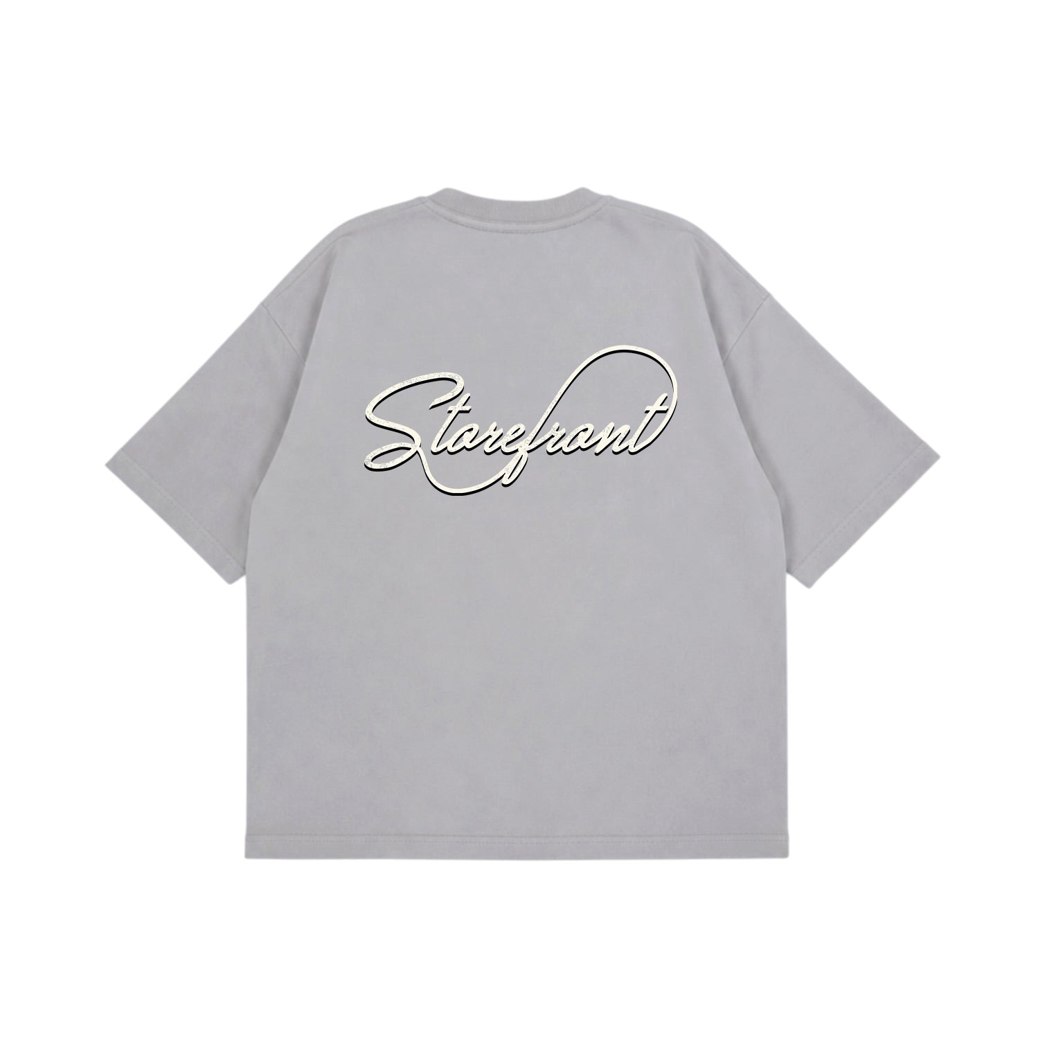 Vintage Script T-Shirt (Washed Grey)