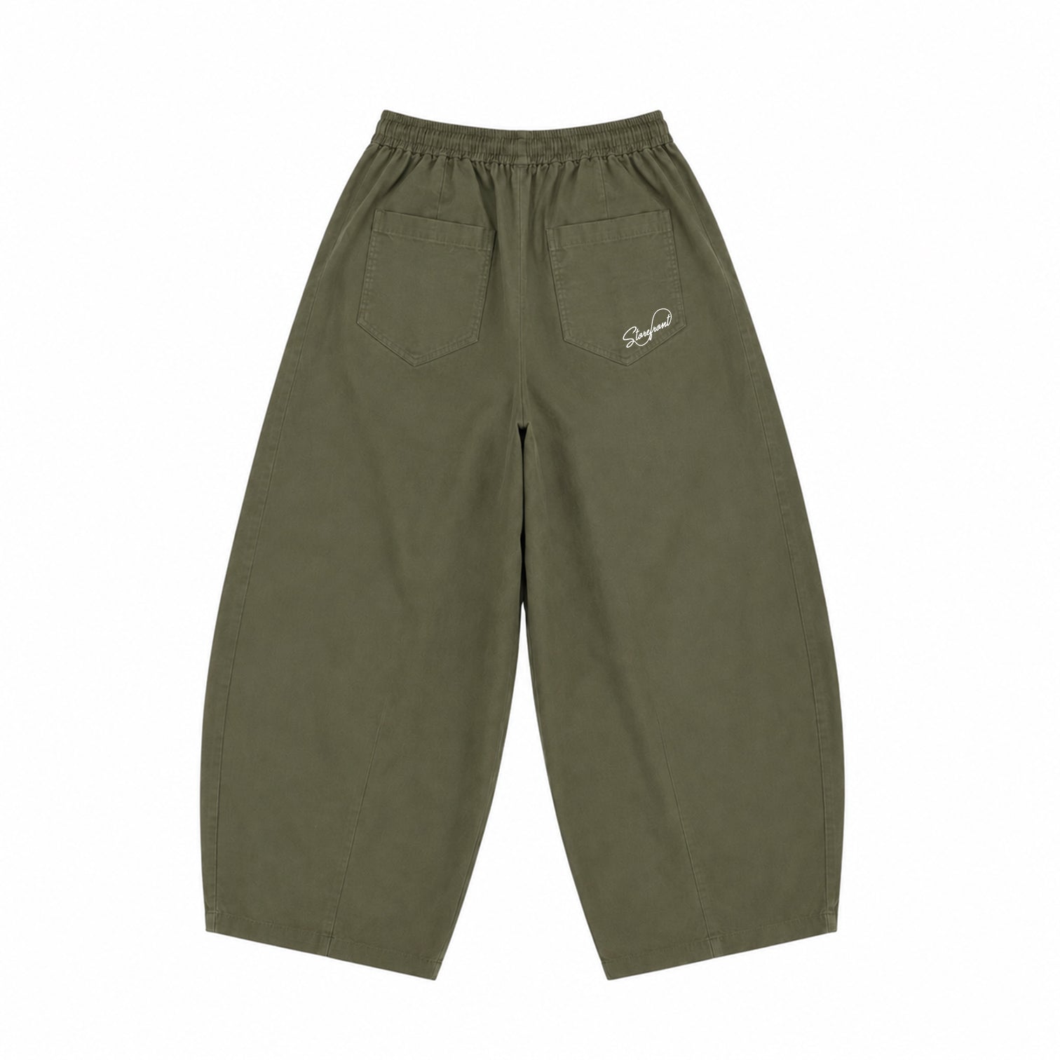 Utility Barrel Pants (Olive)
