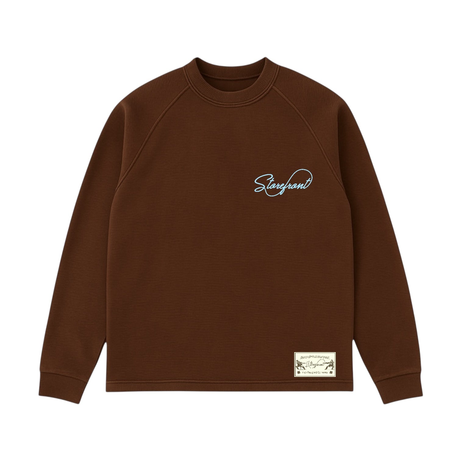 Script Waffle Longsleeve (Brown)