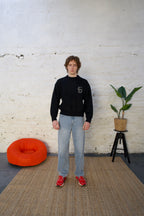 Solid Mohair Knit (Black)