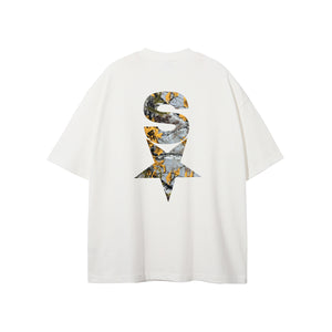 Star Tee (White/ Autumn Camo)