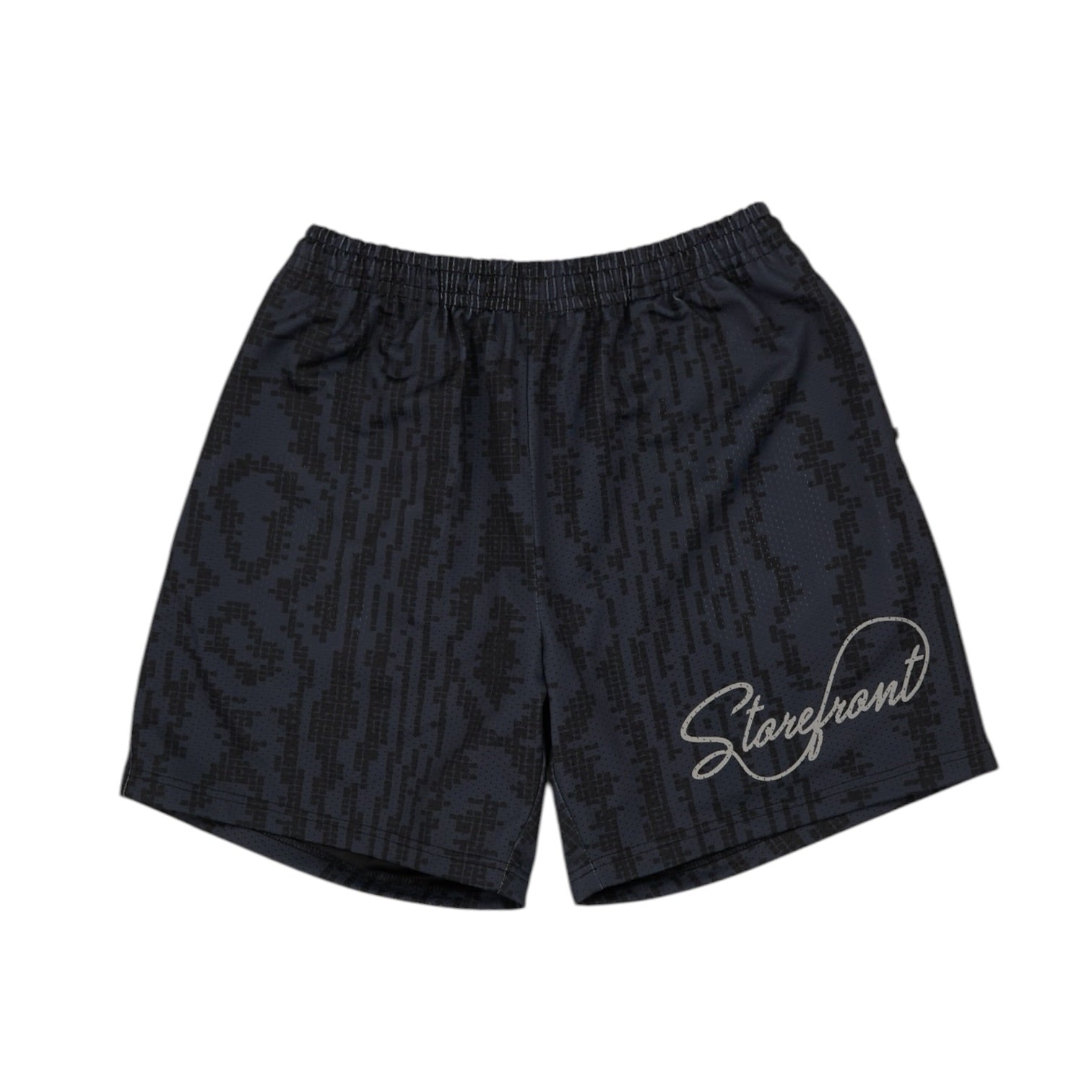 Digi-Snake Mesh Shorts (Black)