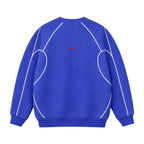 Paris Store Piped Crew (Cobalt Blue)