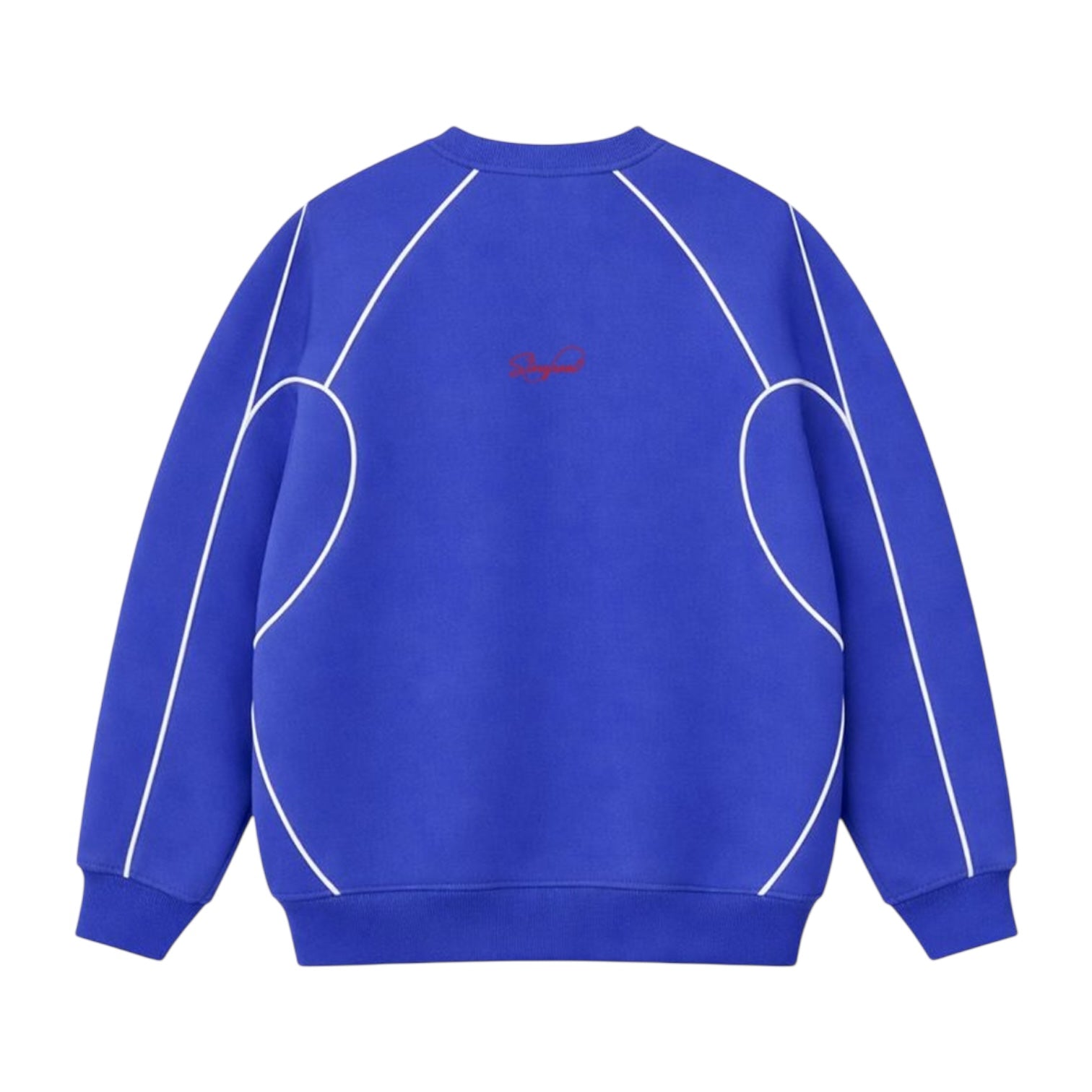 Paris Store Piped Crew (Cobalt Blue)