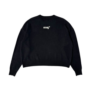 Éire Knitted Jumper (Black)