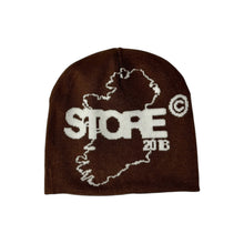 Load image into Gallery viewer, Éire Reversible Skull Beanie (Mocha)
