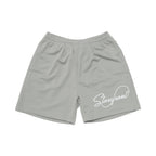 Script Mesh Shorts (Grey)