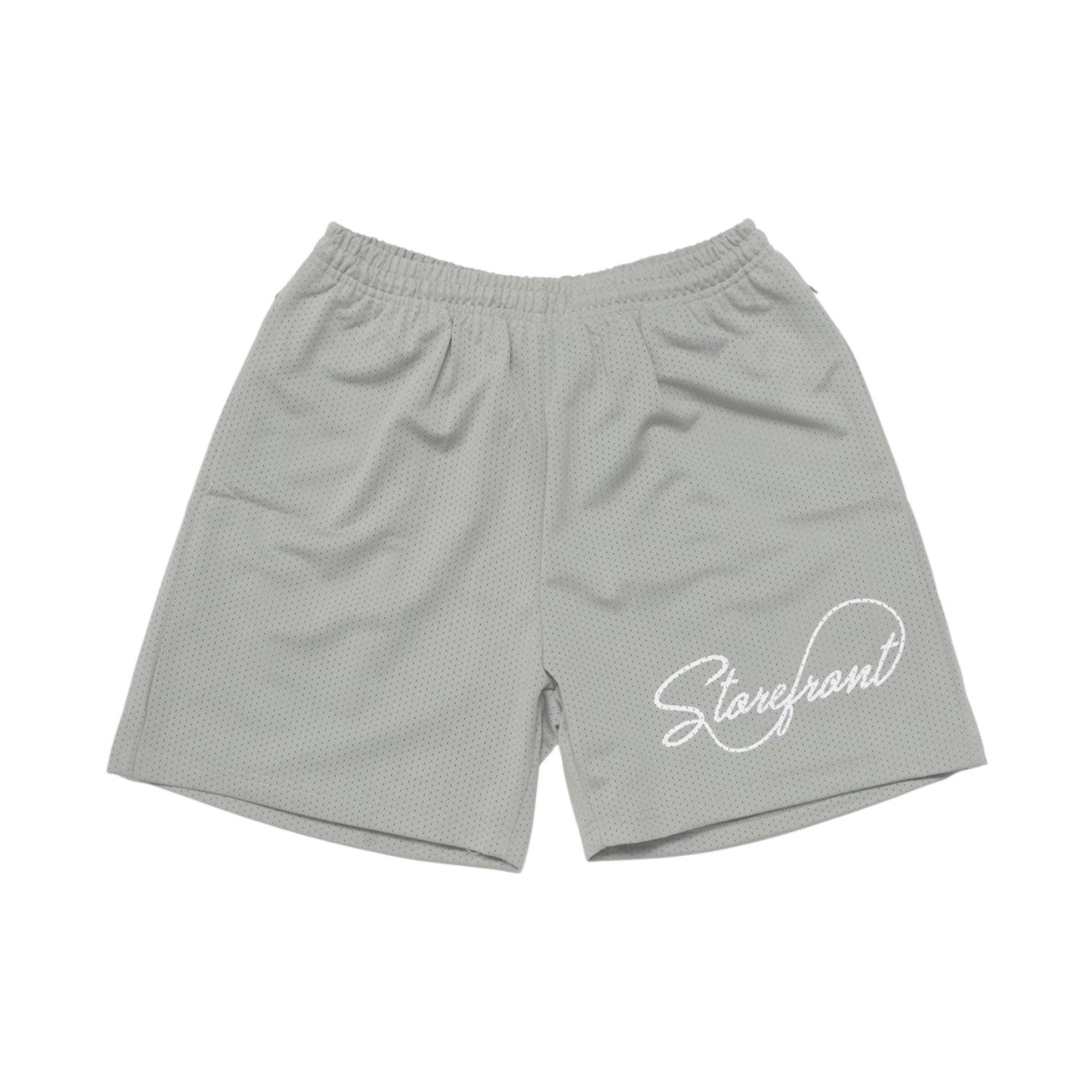 Script Mesh Shorts (Grey)