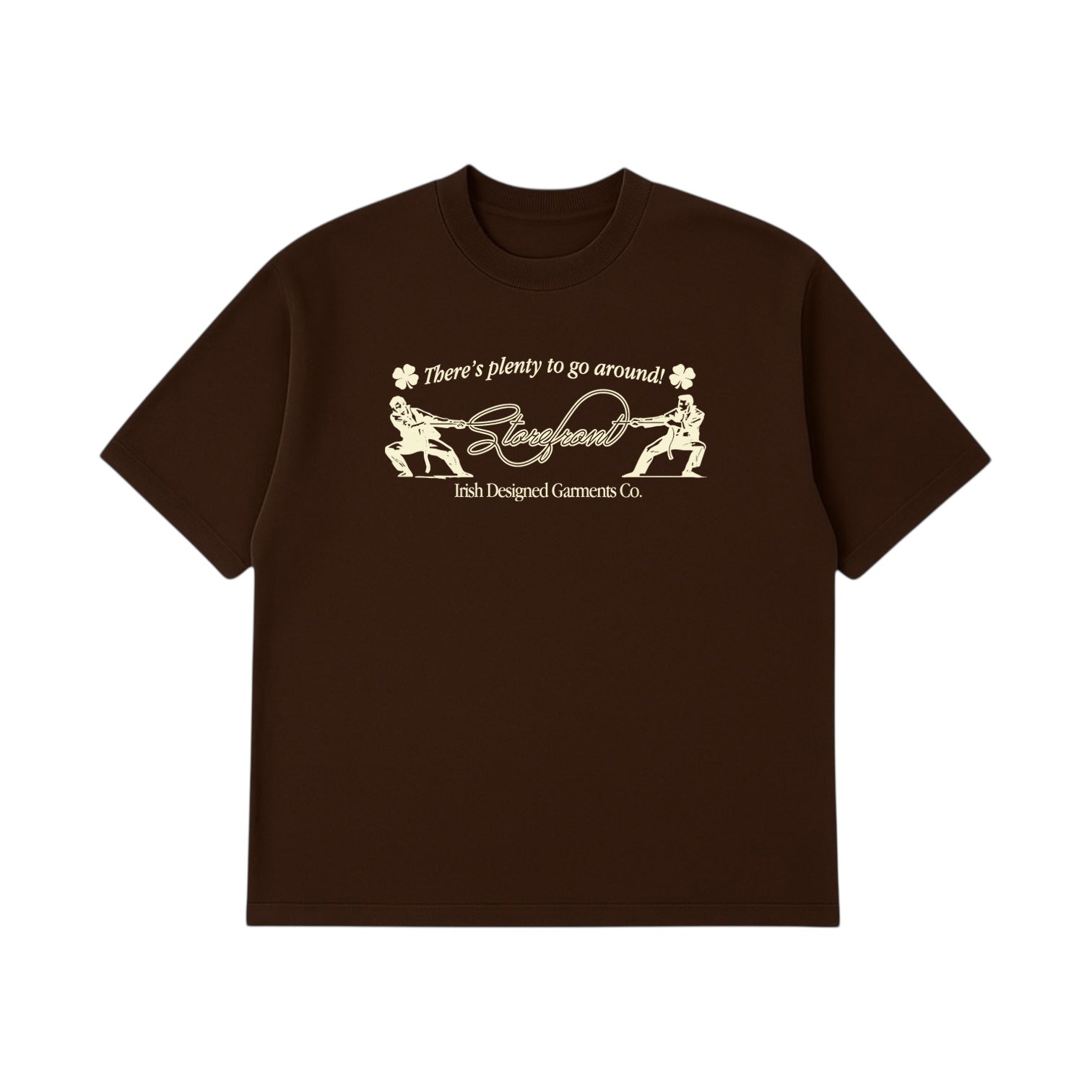 Script Rope T-Shirt (Plum Brown)