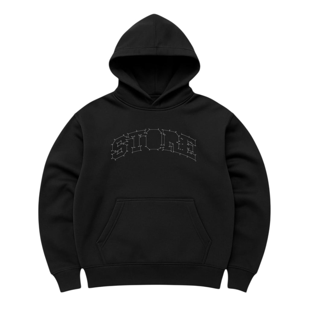 Store Dot to Dot Hoodie (Black)