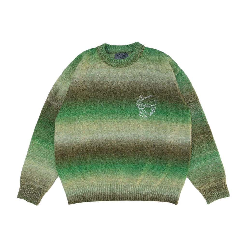 Ombré Mohair Knit (Green)