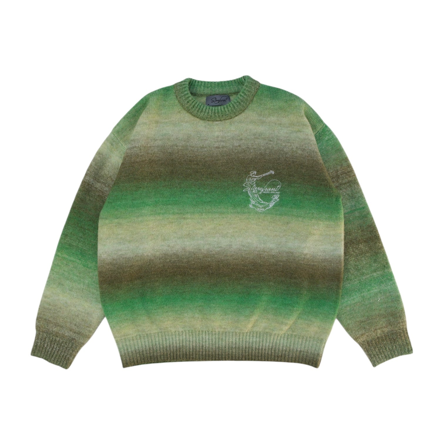 Ombré Mohair Knit (Green)