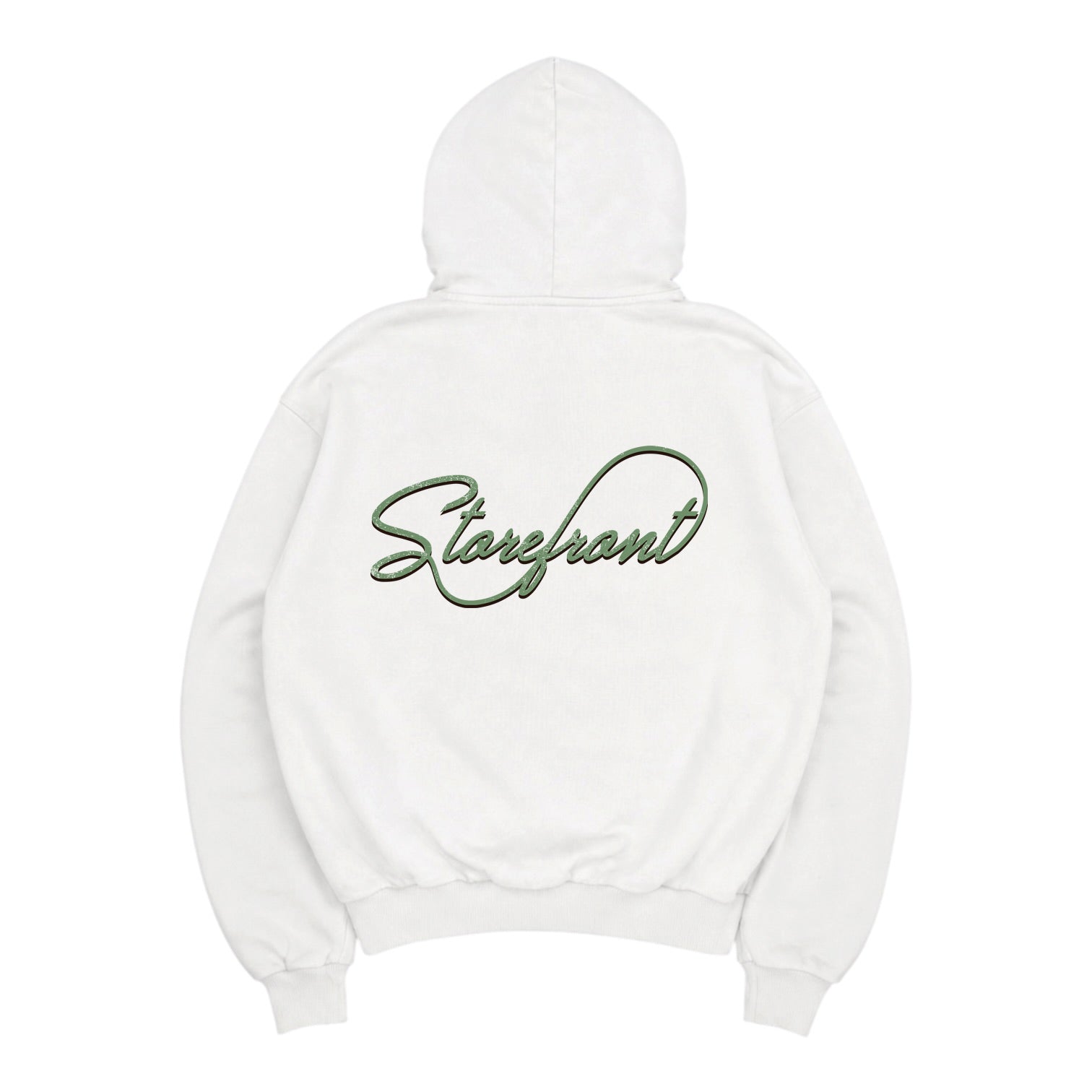 Vintage Script Hoodie (Washed White)